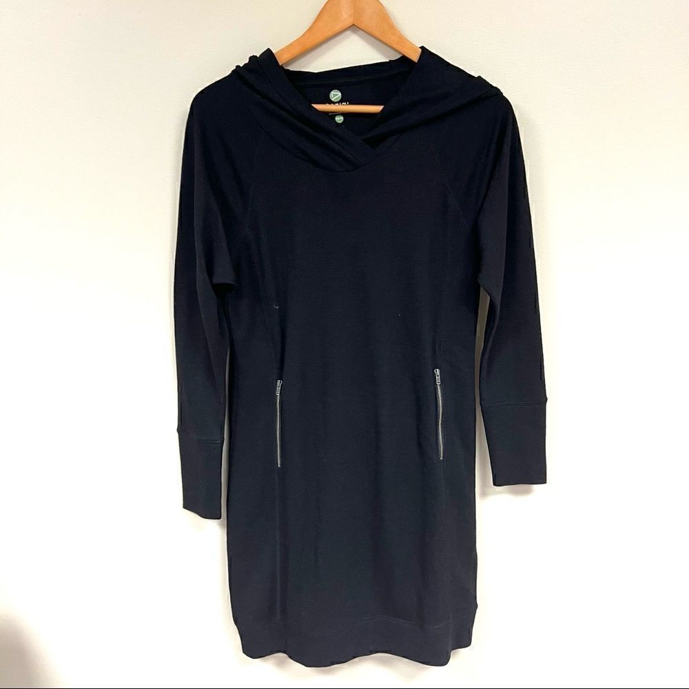 - Dankini hooded sweatshirt dress with pockets. Size XS